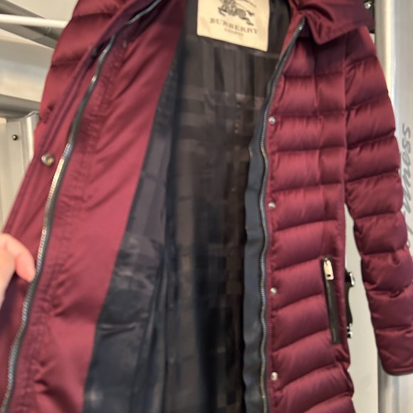 Burberry Down-filled Sateen Puffer with Fox Fur Trimmed Hood (Women) - Picture 5 of 7